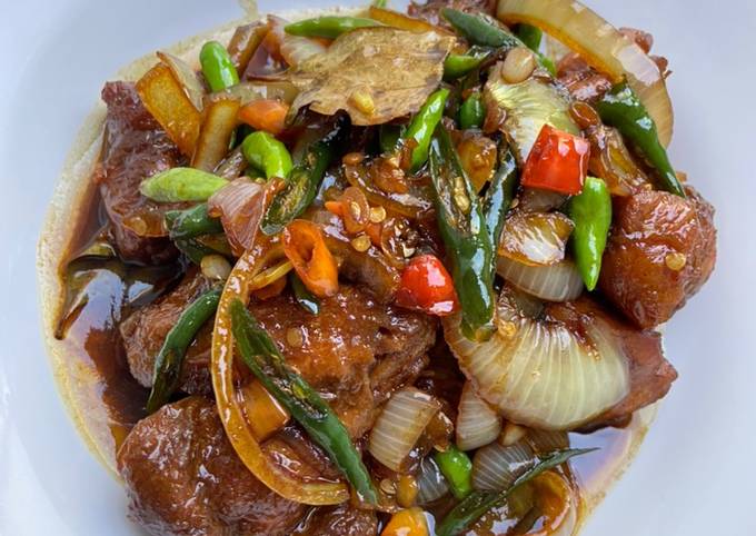 Resep Ayam Kecap Cabai Ijo Oleh Mominuy Cookpad