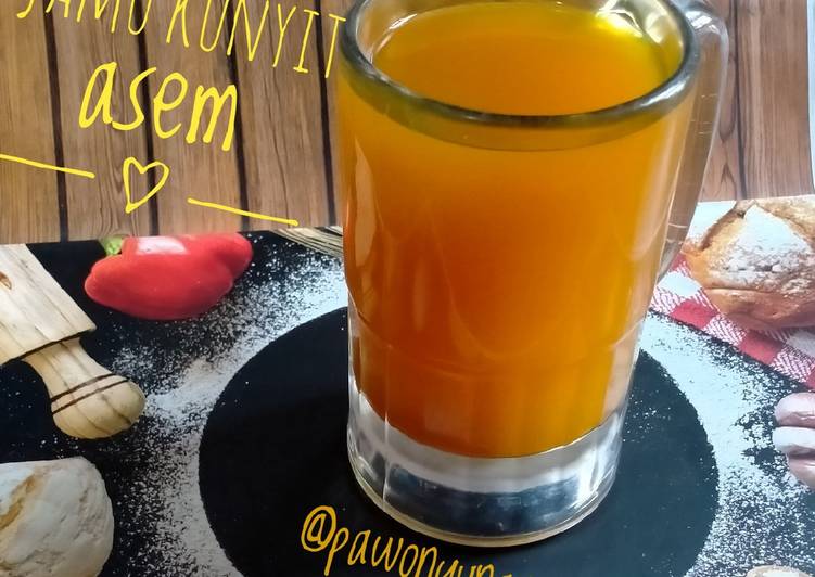 70) jamu kunyit asem