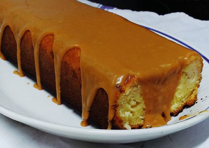 Pastel de bananas y dulce de leche! Receta de Endúlzate con Eu- Cookpad