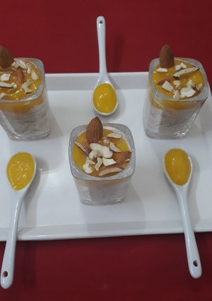 A picture of Mango Vermicelli Shots.