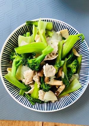 時蔬炒肉片 的食譜成品照片