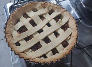Foto de Torta de maçã sem glúten e sem lactose