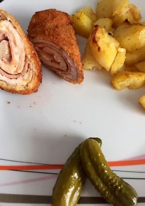 O poză a rețetei Cordon bleu.
