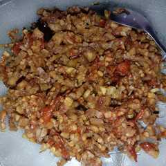 A picture of Orek pedas.