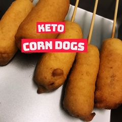 A picture of Low Carb (Keto - Friendly) Corn Dogs.