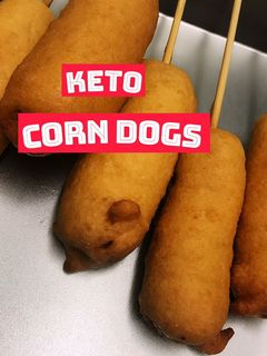 A picture of Low Carb (Keto - Friendly) Corn Dogs.