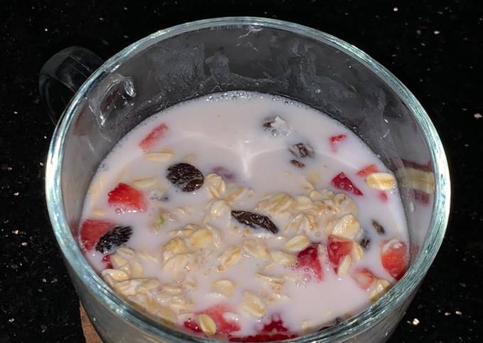 Resep Overnight Oats Oleh Monica Feby Cookpad