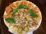 A picture of baking mussel