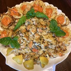 A picture of California Farm Baked Airfryer Mussels.