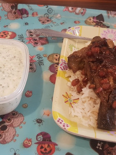 عکسی از دستور بادمجون شکم پر