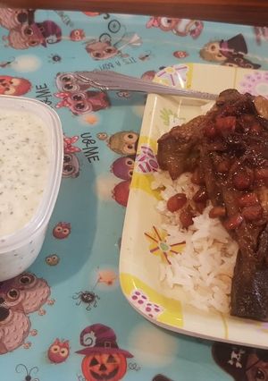 عکسی از دستور بادمجون شکم پر
