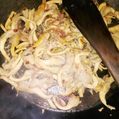 A picture of Pan fried mushrooms.