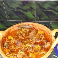 A picture of Mati Handi Mutton.