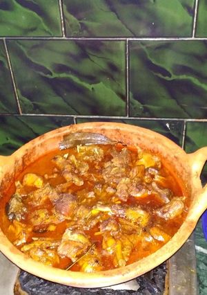 A picture of Mati Handi Mutton.