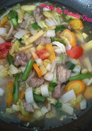 Foto resep Capcay Daging ala Bunda Thania