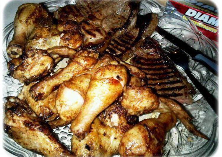 Langkah Langkah Memasak BBQ Marinated Chicken Wings yang Sedap