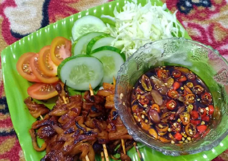 Sate jamur bakar