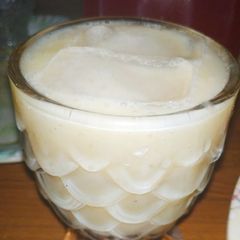 A picture of Banana milk shake.