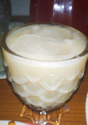 A picture of Banana milk shake.