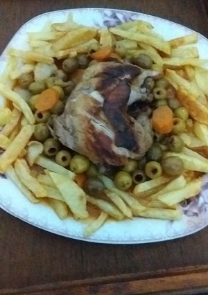 صورة لوصفة طاجين الزيتون بلمسة جزائرية