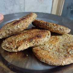 Una foto de 12. milanesas de soja 🍆 veganas y exprés con harina de soja