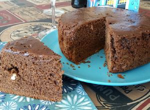 Foto principal de Brownie de nueces pecanas y mandarina