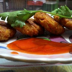 A picture of Gajar (carrot) cutlet.