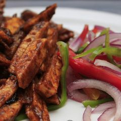 A picture of Garlic masala fries.