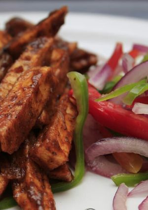 A picture of Garlic masala fries.