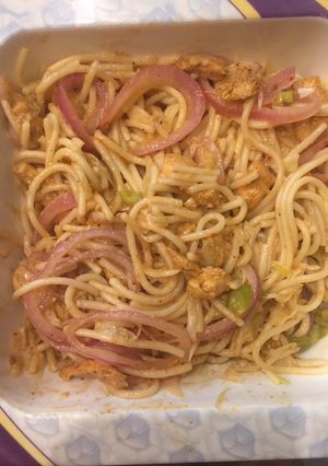 A picture of Chicken chowmin.