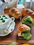 Salt Bread Creamy Matcha