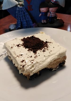صورة لوصفة كيكة الاوريو الباردة 😋