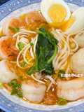 Easy Malaysian Shrimp Noodle Soup