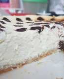 Cheesecake - Torta de queso con aroma a limón y chocolate