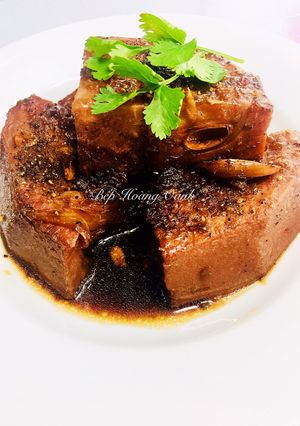 Hình của món Mít Hầm Kho Nước Dừa Chay.