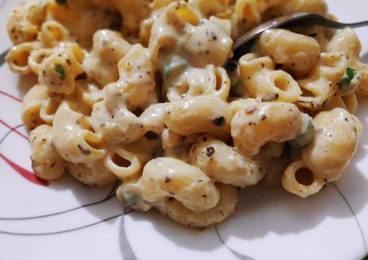 Easiest Way to Make Award-winning White Sauce Pasta