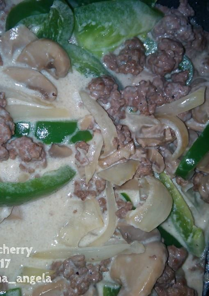 A picture of Simple Ground Beef Stroganoff.