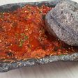 Salsa Roja en Molcajete