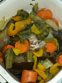 A picture of Anita's Cabbage Stew.