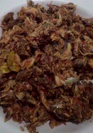 Foto resep Tongkol Suwar Suwir Pedas