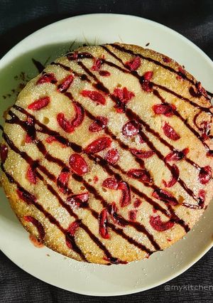 A picture of Cherry vanilla cake.