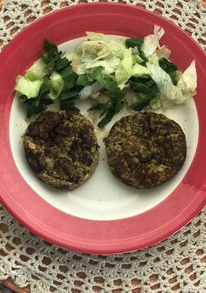 Una foto de Hamburguesas de soja texturizada