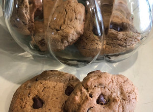 Una foto de Galletas de Chocolate en procesador de alimentos