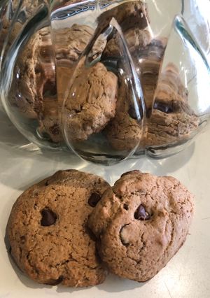 Una foto de Galletas de Chocolate en procesador de alimentos