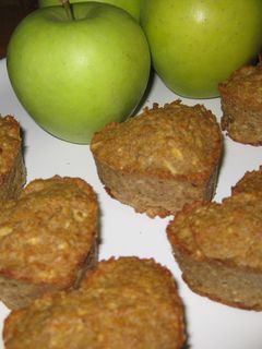 Almás-zabpelyhes muffin recept fotója