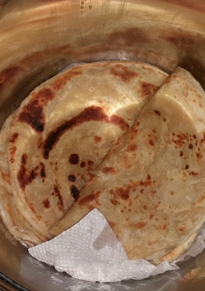 A picture of Soft layered Chapati.
