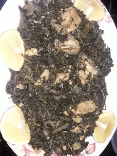 صورة لوصفة ملوخيه صدر دجاج