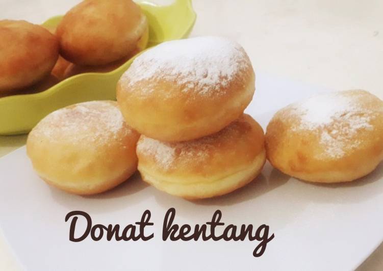 Donat Kentang super empuk, 1x proofing