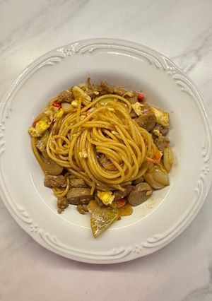 Foto resep Spaghetti Goreng