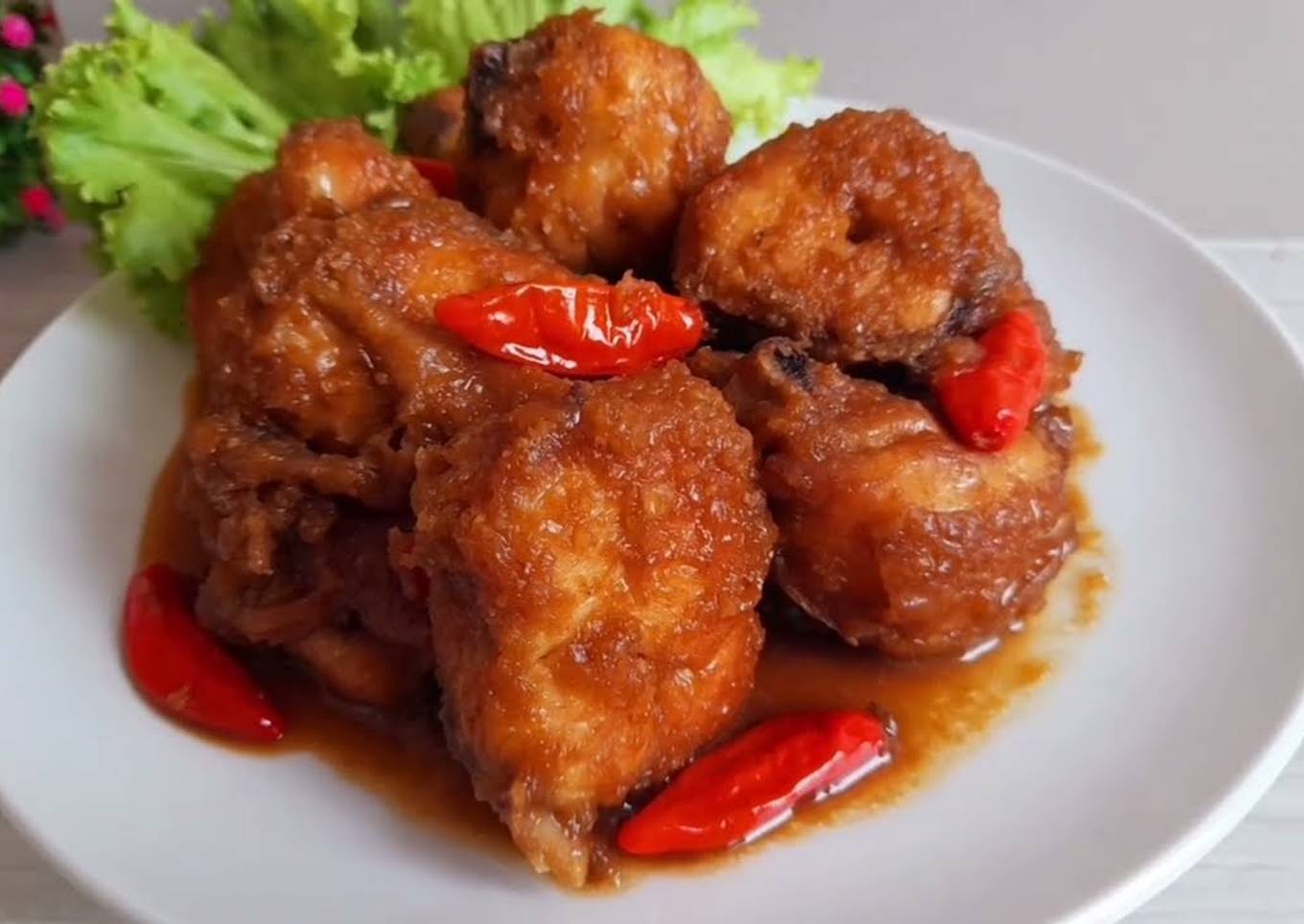 Ayam goreng bumbu kecap